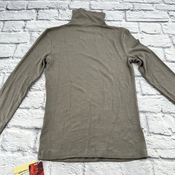 NOT FOR SALE         OGL Women's Miya Moore Long Sleeve Shirt Small Taupe - Picture 6 of 6